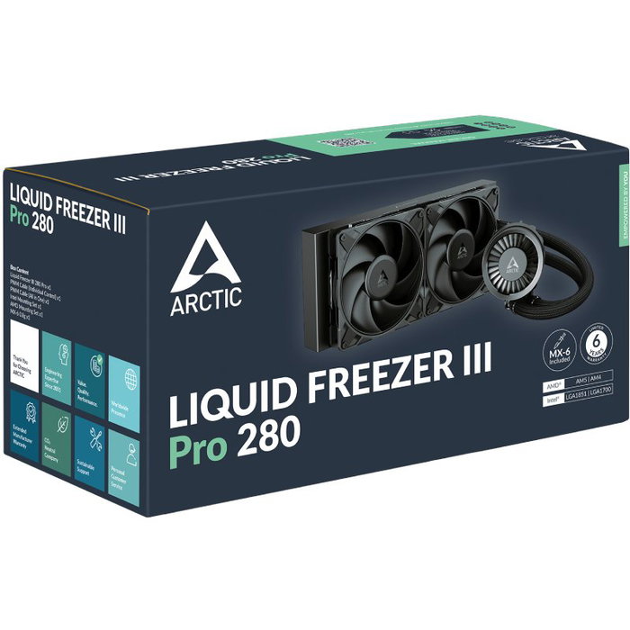 Arctic Liquid Freezer III Pro 280 Negro Arctic Liquid Freezer III Pro 280 Negro